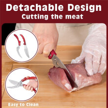 Kitchen Shears Kitchen Scissors for Food - Heavy Duty Stainless Steel Poultry Shears for Chicken, Bone, Meat, Turkey