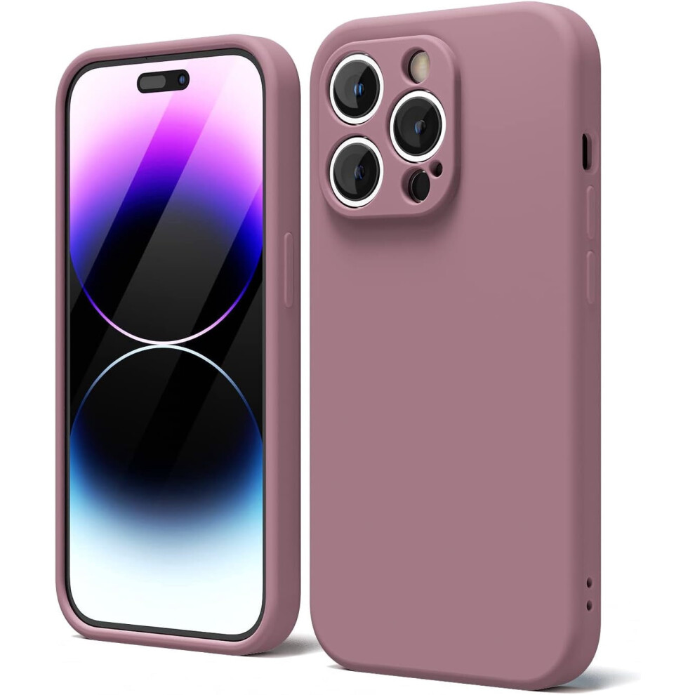 Iphone 14 Pro Max Case Silicone Camera Cover Lilac Purple 301029572777