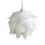 Viflosae Foam Christmas Tree Ornaments White Black 12pcs 1