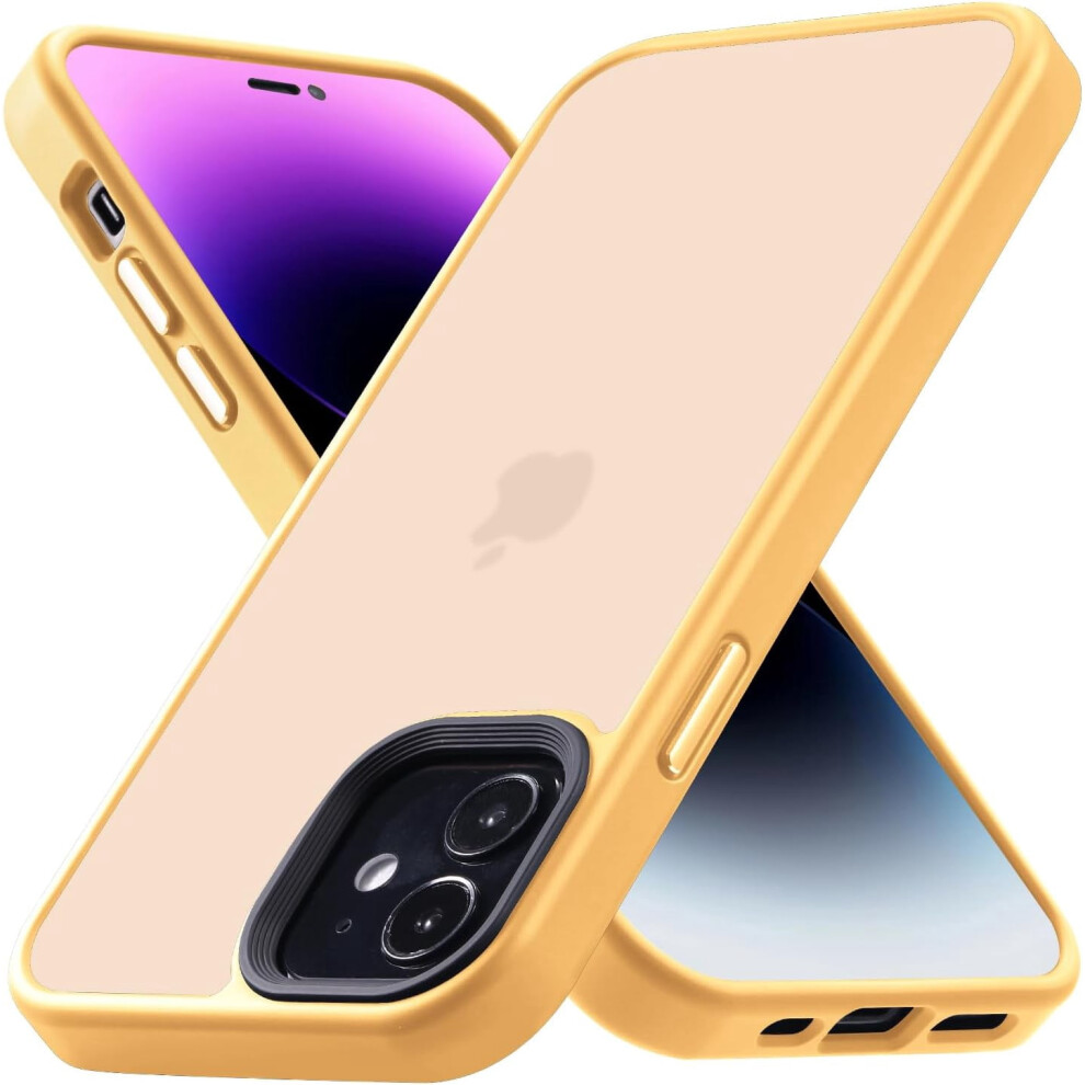 Iphone 12/12 Pro Shockproof Case, Translucent 6.1 Orange 301029240171
