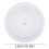 Bouchon de baignoire en silicone avec couvercle plat (lot de 2) 2