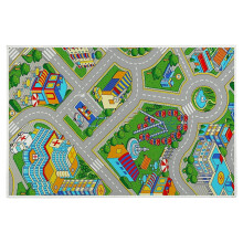 Tapete de atividades antiderrapante para bebês, retangular, em poliéster, 120x180cm