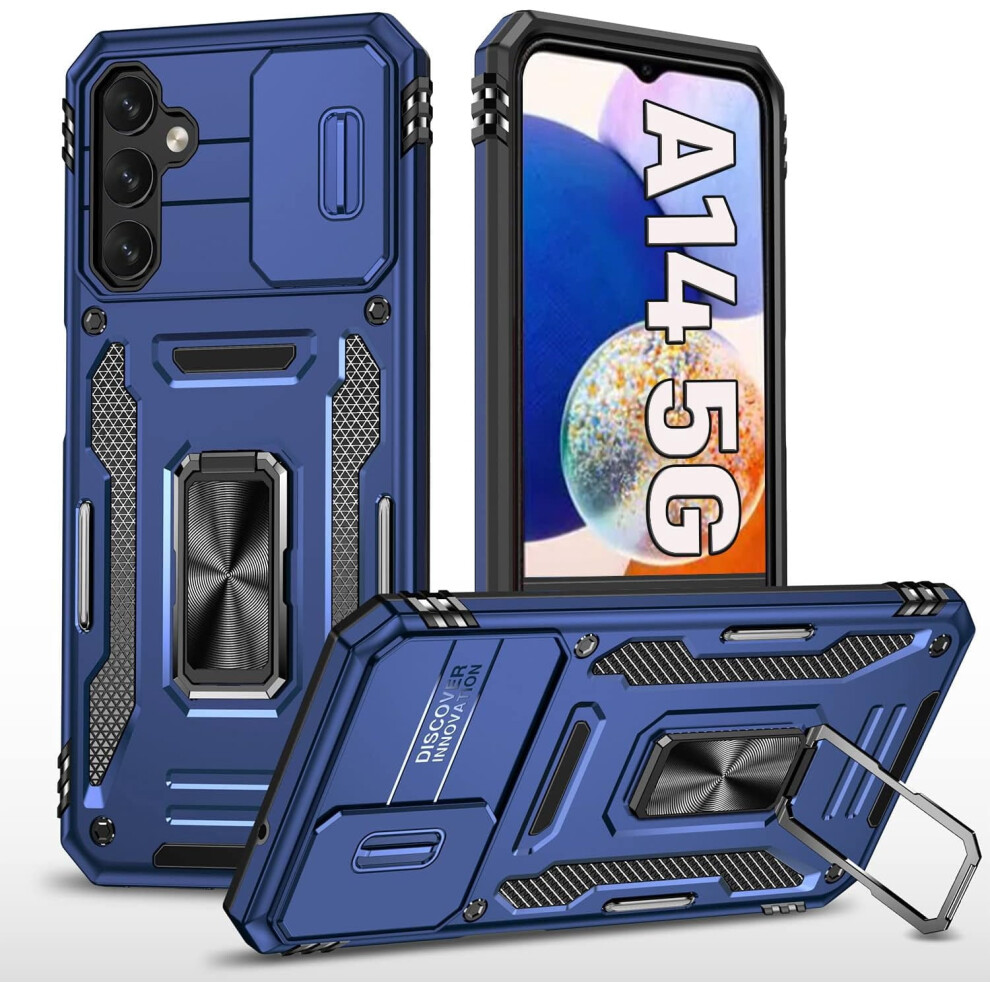 Samsung Galaxy A14 5G Case Military Grade Shockproof Blue 301029247514