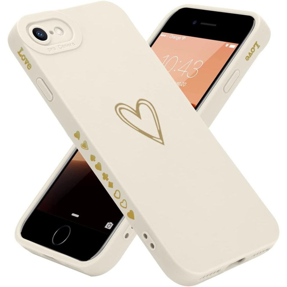Heart Iphone Se 2022 2020 7 8 Case Soft Shockproof Silicone 301029232817