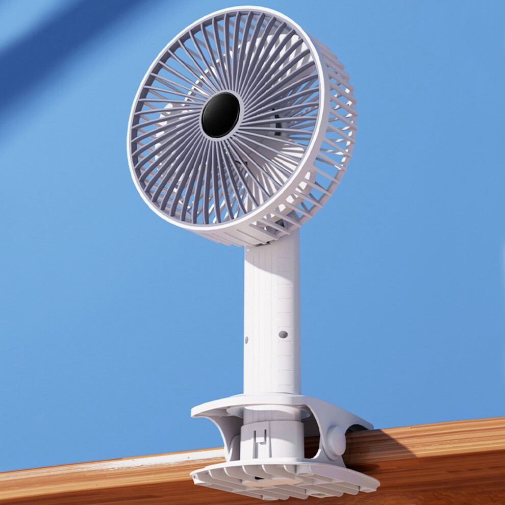 Clip-On Desk Fan Usb Portable 3-Speed Quiet 969218141724