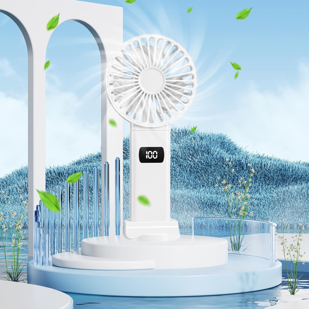 Yanhaigong Portable Handheld Fan 5-Speed Usb Rechargeable 969218142585