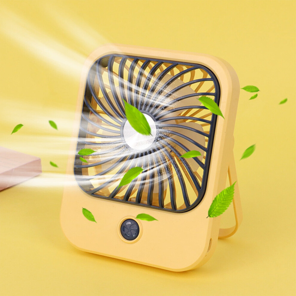 Yanhaigong Usb Rechargeable Mini Desk Fan Portable Folding 969218142318
