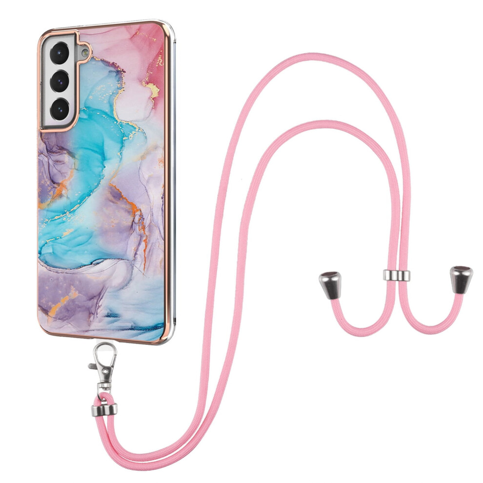 Samsung Galaxy S21 Fe 5G Marble Silicone Case Blue 301029252907
