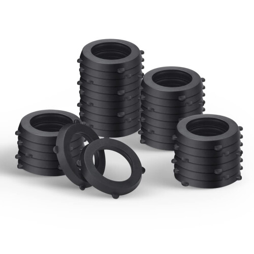 Gummidichtungen für Gartenschläuche, 3/4 Zoll, 10er- oder 30er-Packung