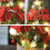 Christmas tabletop mini tree 24 inch pre-lit with LED red 3