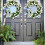 White Tulip Wreath Artificial Silk Bow 13.8 Inch 5