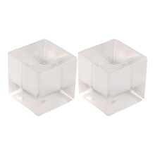 ZTGD Ice Cube Squeeze Toys Soft TPR Transparent 2 pcs