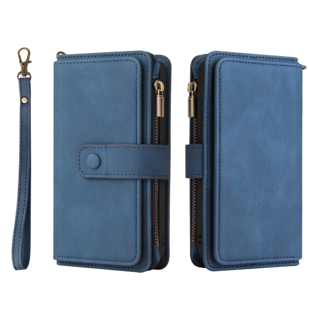 Samsung A13 5G Wallet Case Pu Leather Flip Blue 301029248108