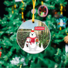 Weihnachtsschild aus Kunstharz für die Heim- und Bürodekoration