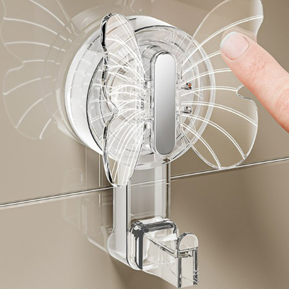 Bathroom Towel Hook Suction Cup Removable Plastic Surface 969218147405