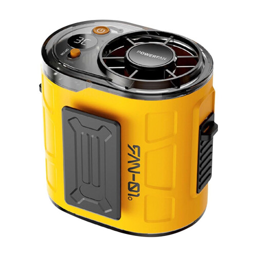 Φορητός ανεμιστήρας μέσης maxioxia 6000mAh, 24 ώρες λειτουργίας, 3 ταχυτήτων, ανεμιστήρας 1