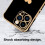 iPhone13Pro Max cover blødt TPU-bumper sort 6,7 tommer 2