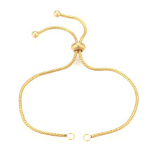 Edelstahl-Armbandschieber, 1 Stück, 23 cm (9 Zoll), 1,5 mm Loch