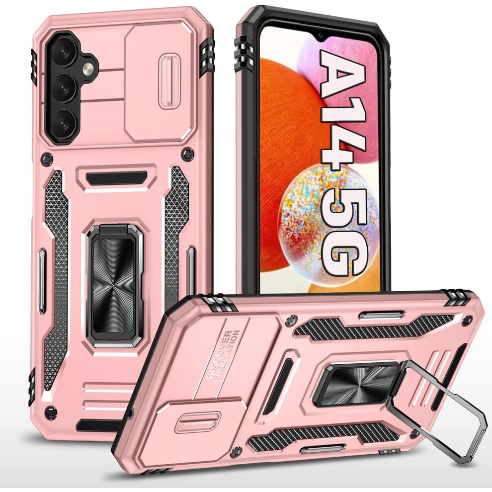A14 5G Case With Slide Camera Cover And Magnetic Kickstand 301029247484