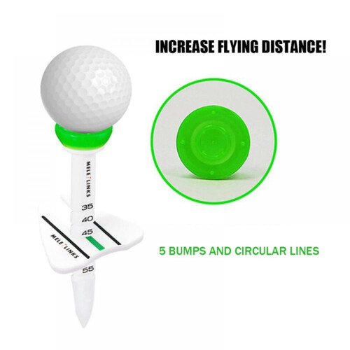 Adjustable Height Golf Tee Unbreakable 12-Pack 2