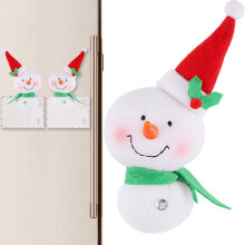 Aimants de réfrigérateur bonhomme de neige de Noël pour la décoration intérieure (lot de 6)