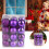 Purple Christmas Baubles Ornaments 24 pcs 4