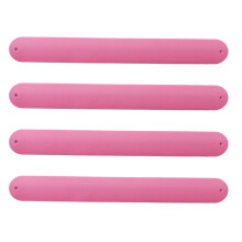 Papa Circle Tier-Klatscharmbänder für Kinder, rosa Silikon 4