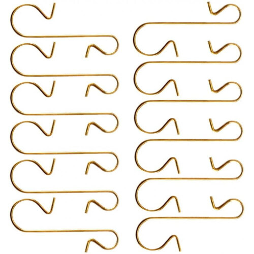 Christmas Ornament Hooks Metal S-Shaped 50pcs 2