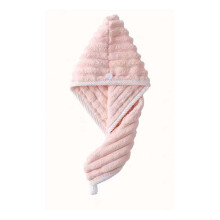 Mikrofaser-Haarhandtuch für Damen, saugfähig, mit Kapuze, 1 Stück