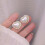Pearl stud earrings 925 silver needle 3