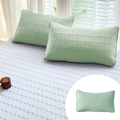 Almohada de espuma viscoelástica con funda transpirable y lavable (1 unidad)