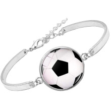 Pulseira de futebol para atletas e amantes do futebol.