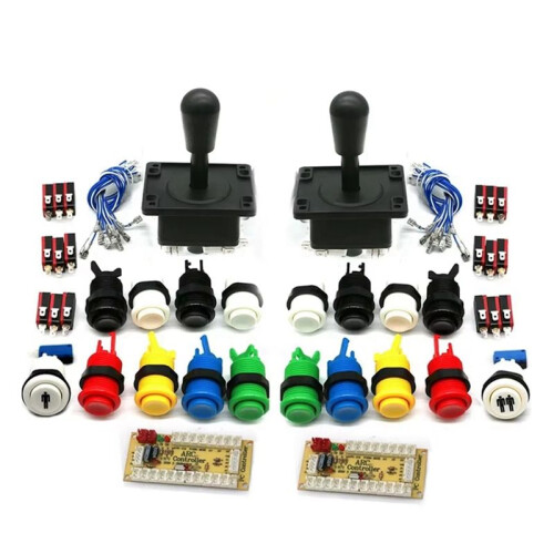 Arcade Game DIY Kit Zero Delay USB Board Controller for Pc Raspberry Pi US Style Joystick Happ Push Button Player Part