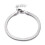 Pulseira unissex em aço inoxidável com padrão espinha de peixe (7 polegadas, 4,3 mm). 1