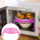 Microwave Folding Tray 2-Pack 2-Tier Stackable 5