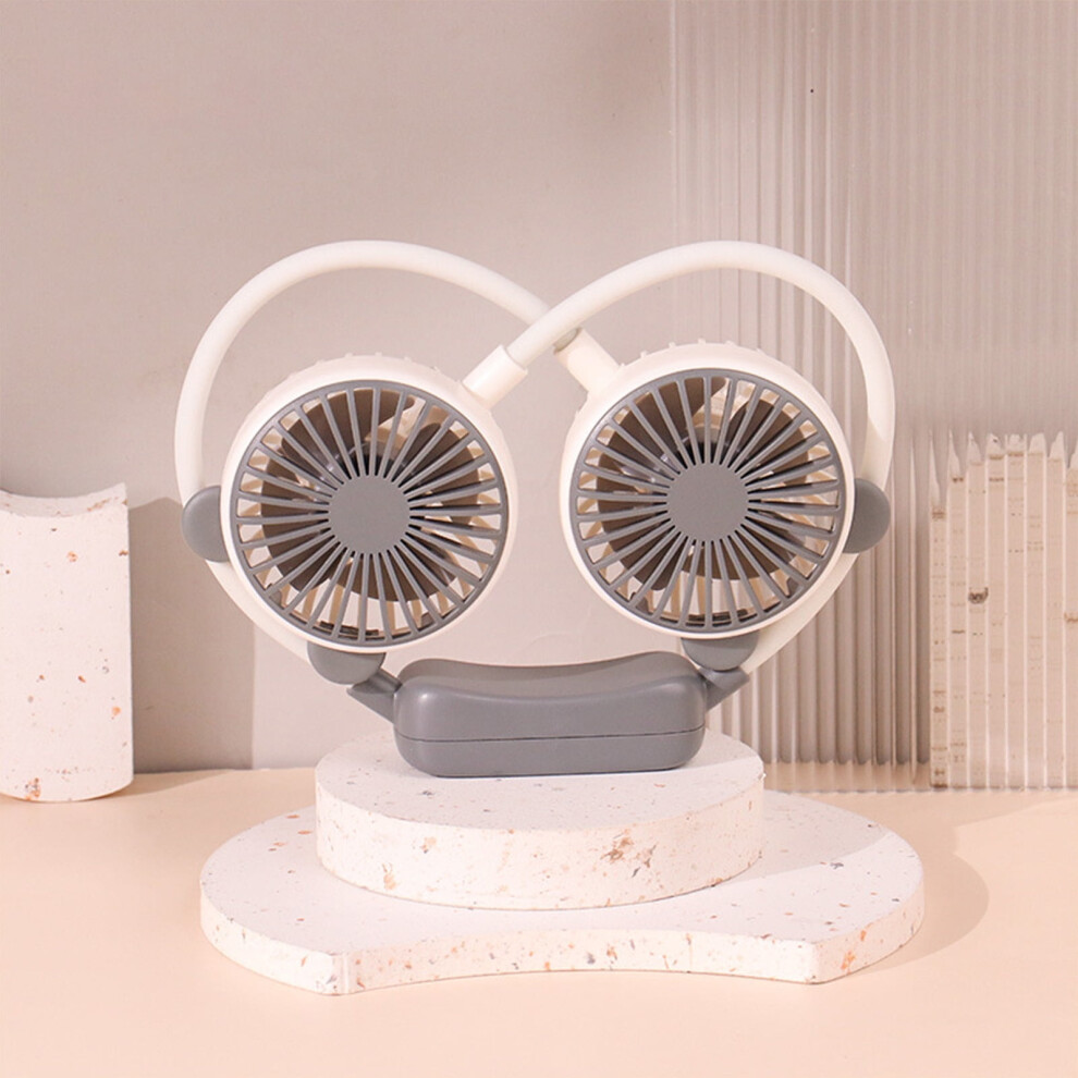 Portable Neck Fan Usb Rechargeable 360 Rotation 969218142493