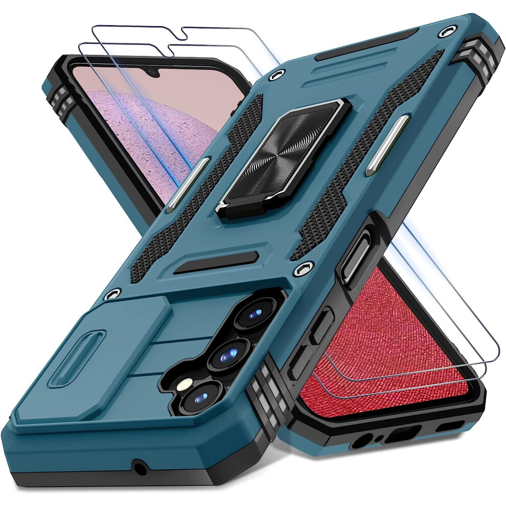 Light Galaxy A14 5G Case With Magnetic Kickstand And Blue 301029230820