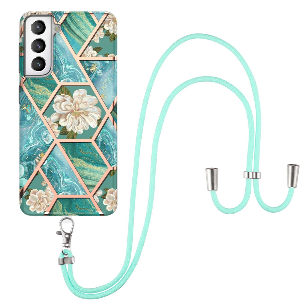 Samsung Galaxy S21 Fe 5G Case Marble Flower Silicone Tpu 301029230738