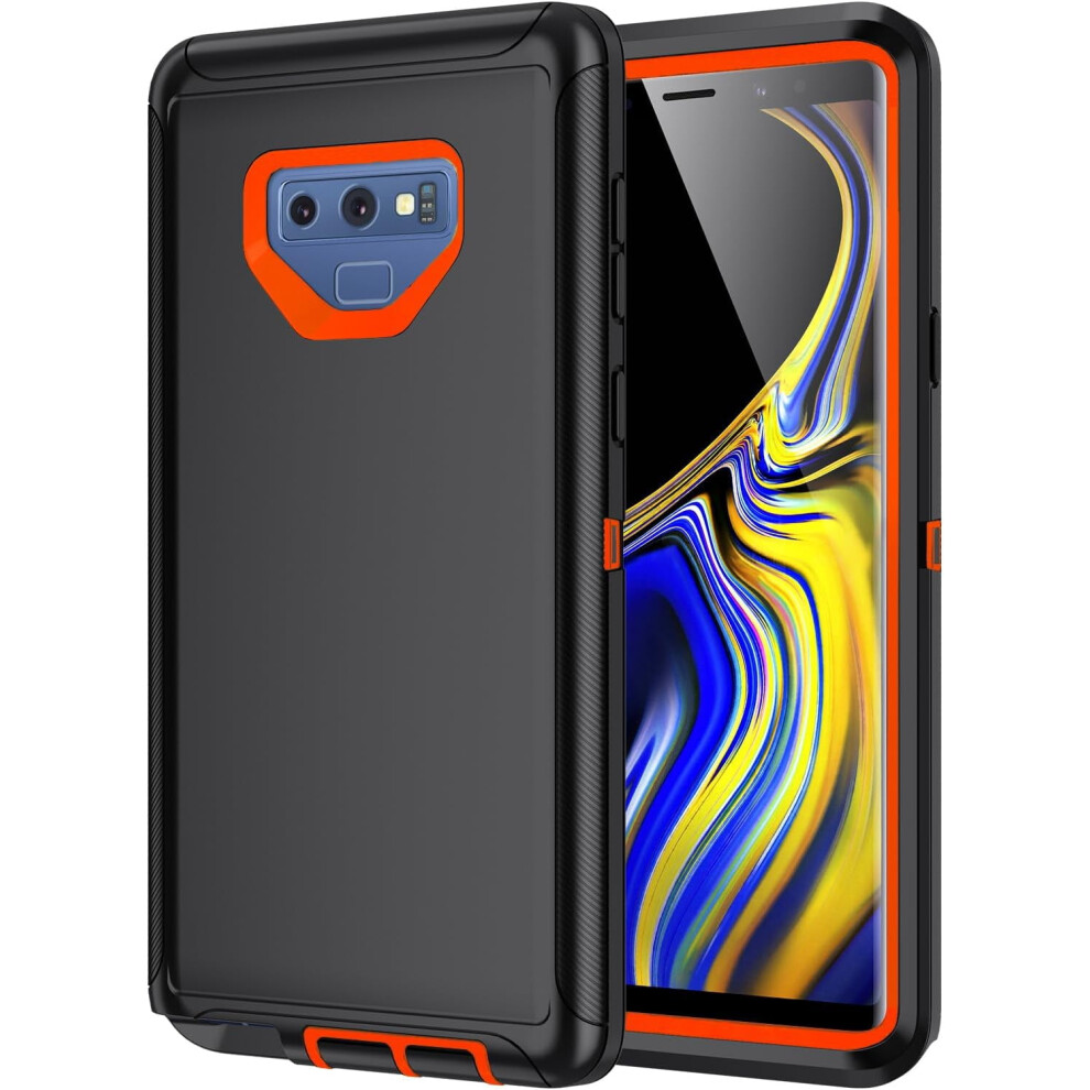 Galaxy Note 9 Shockproof Dustproof 3-Layer Case Black Orange Orange,Black 301029230677
