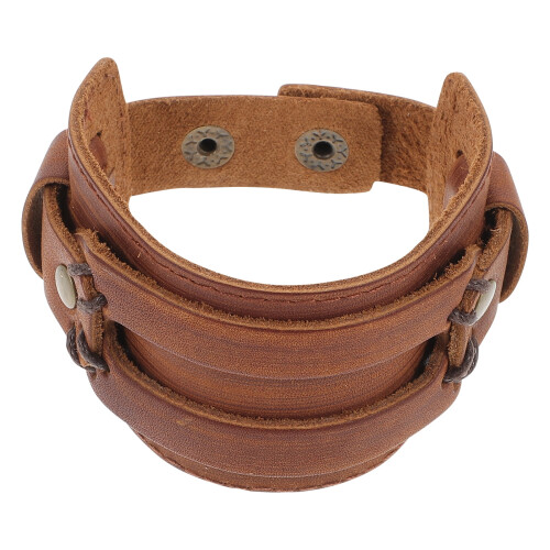 Punk læderarmbånd modetilbehør til mænd