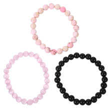 Steinperlenarmband Unisex 3-teilig