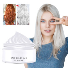 Natuurlijke haarkleurwas, modder, hydraterende, uitwasbare pommade.