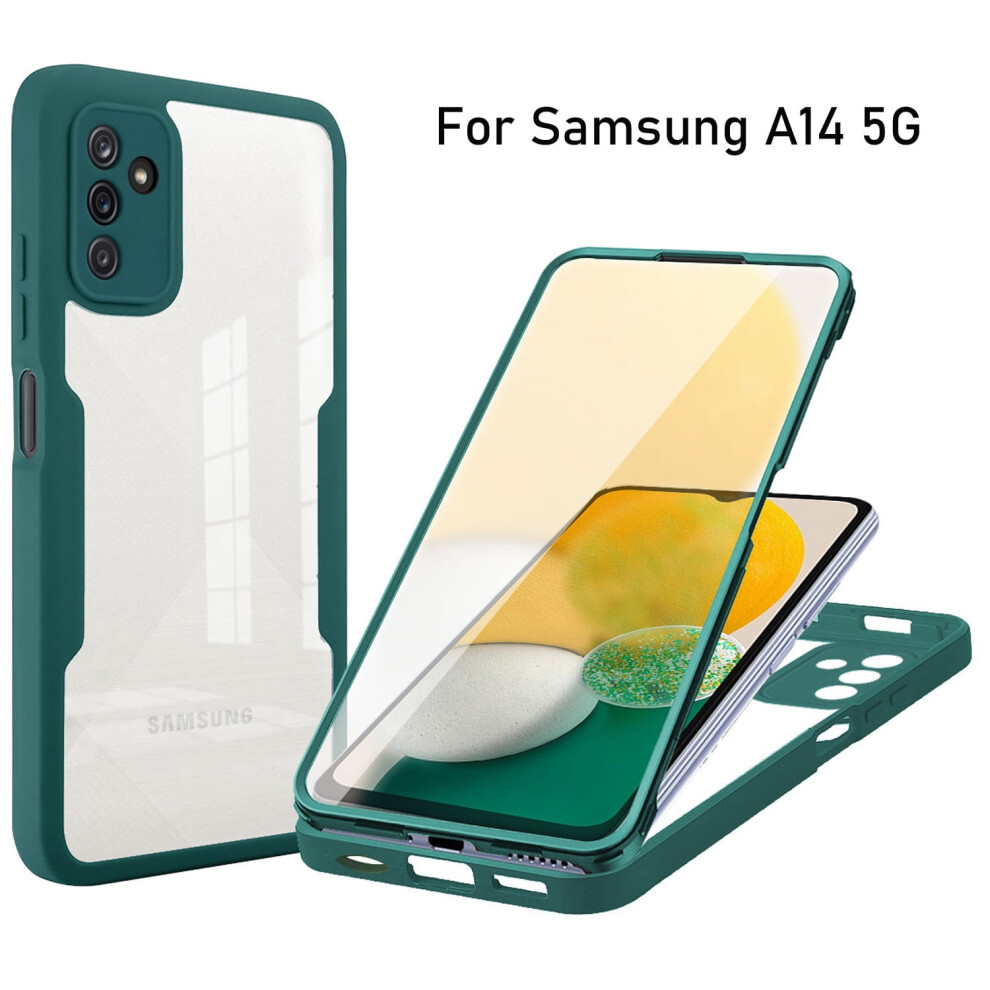 Samsung Galaxy A14 5G Case Dual-Layer Clear Shockproof With 301029253041