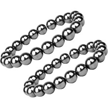 Magnetisches Hämatit-Armband für Damen und Herren (2 Stück)