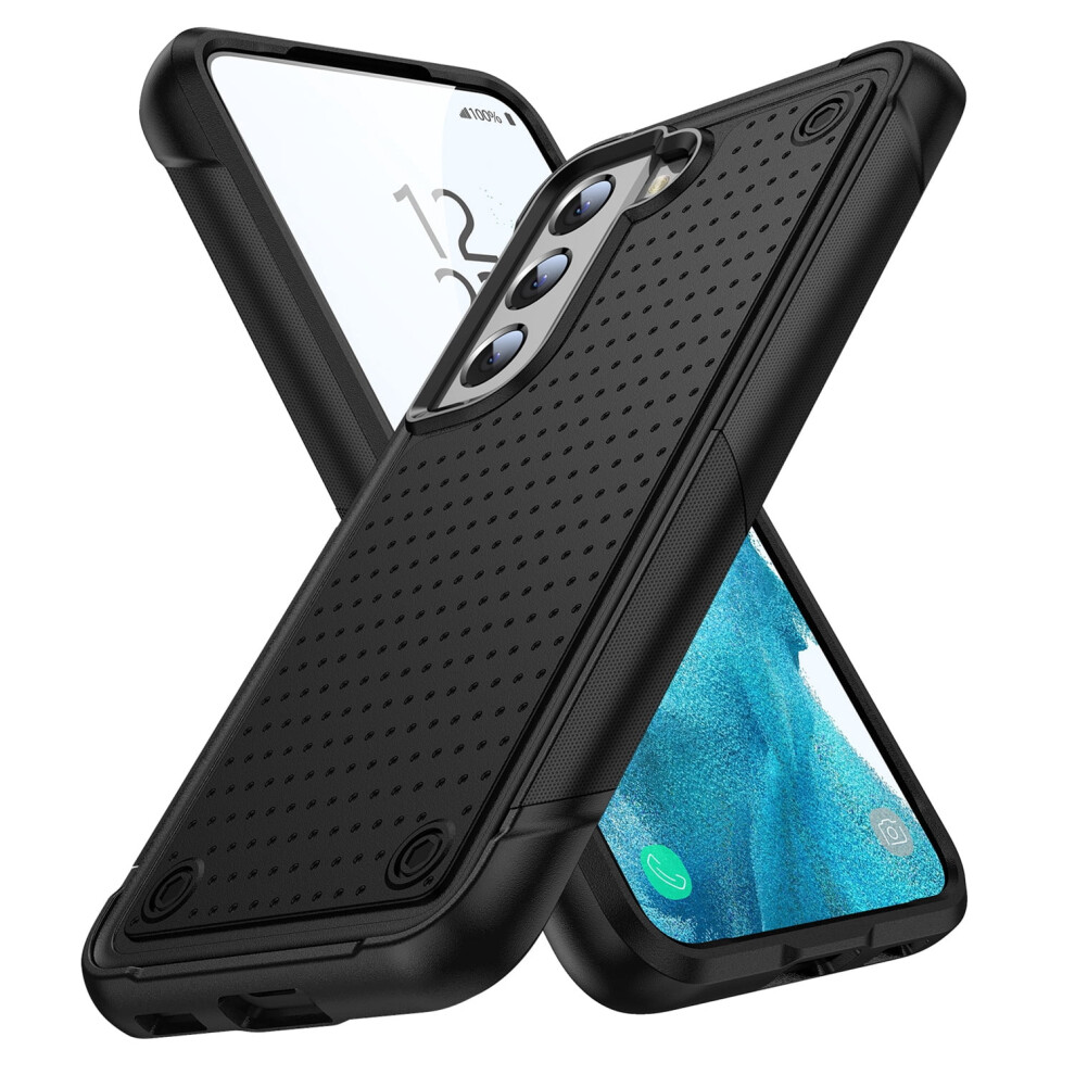 Samsung Galaxy S21 Case Dual-Layer Rugged Cover Black 301029231032