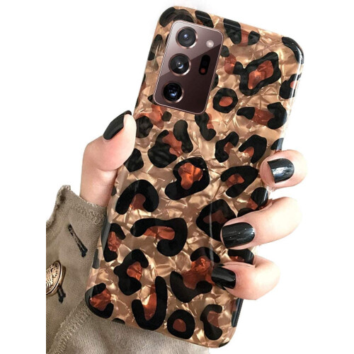 Galaxy Note20Ultra cover med bling-leopardmønster i TPU1