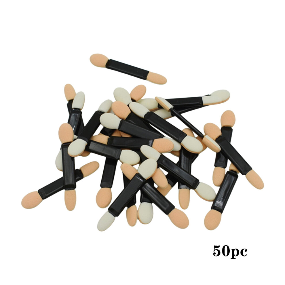 ZENMELE eyeshadow applicator sponge tips dual-sided 50 pcs