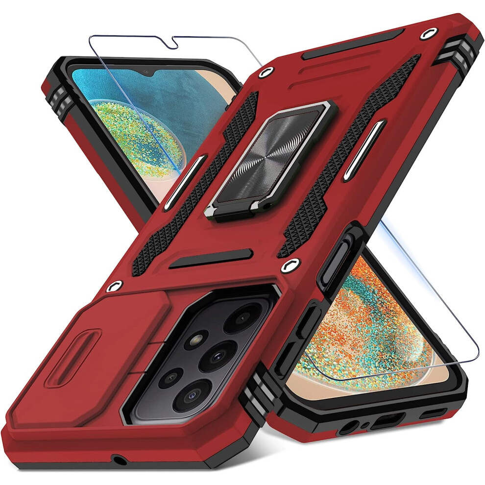 Samsung Galaxy A23 5G/4G Case Magnetic Kickstand Red 301029232596