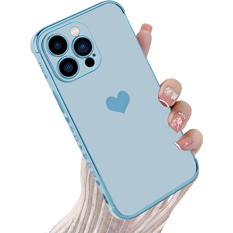 Iphone 13 Pro Max Case Soft Tpu Bumper 6.7 Inch Blue 301029232022