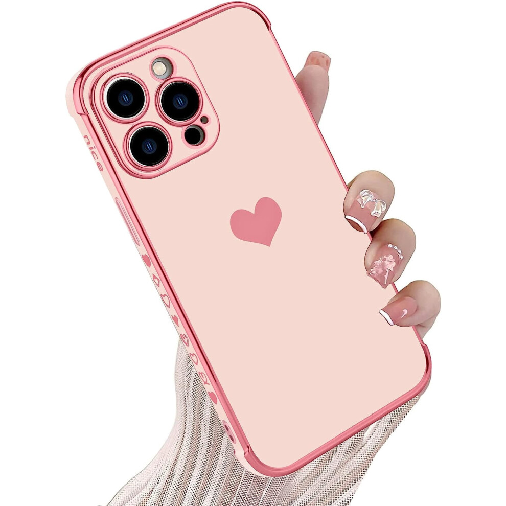 Iphone 14 Pro Max Case 6.7 Inch Tpu Shockproof With Pink 901175603136